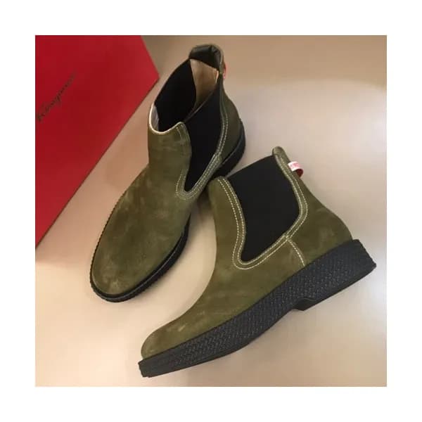 Ferragamo 2019 Mens Suede Boots - 페라가모 2019 남성용 스웨… - 1