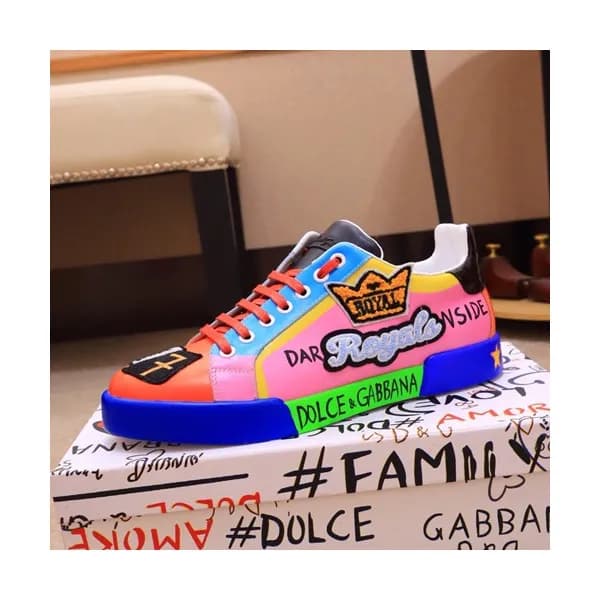 Dolce&Gabbana 2019 Mens Leather Sneakers - 돌체앤가바나… - 1