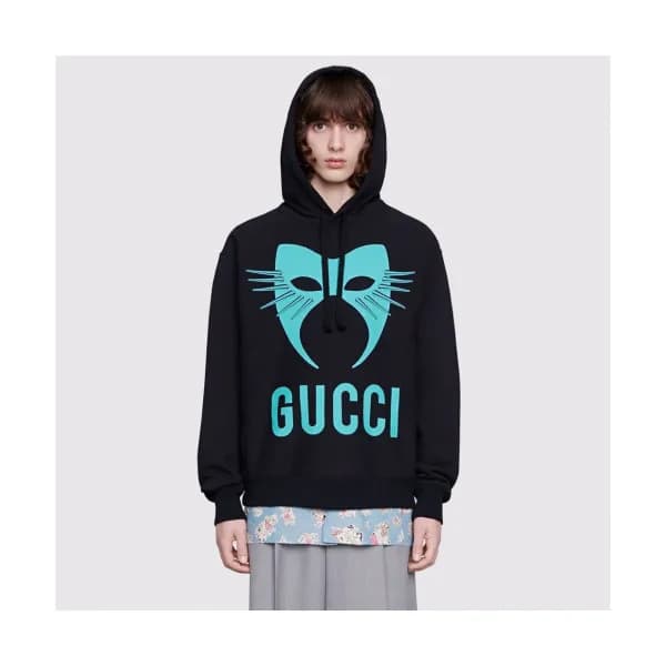 Gucci 2019 Mm/Wm Logo Glitter Cotton Hood Tee - 구찌… - 1