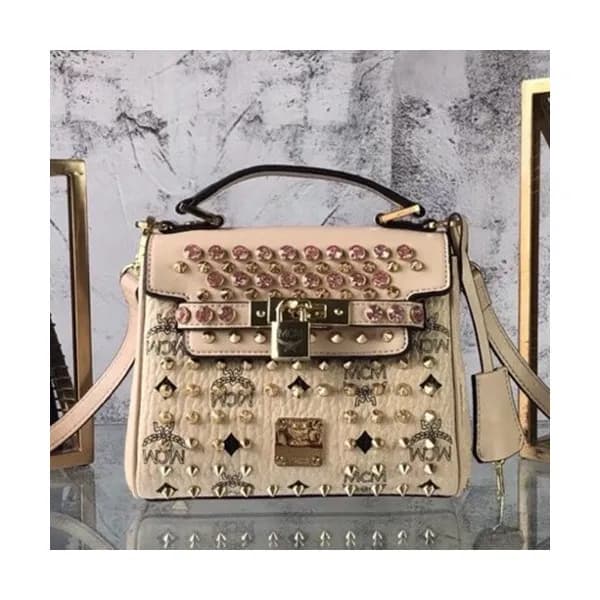 MCM 2019 Visetos Tote Shoulder Bag,19.5cm - 엠씨엠 20… - 1