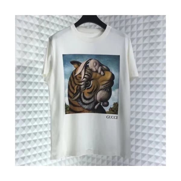 [매장판]Gucci 2019 Mm/Wm Logo Cotton Short Sleeved Ts… - 1