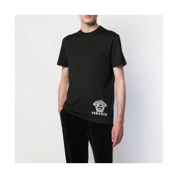 [베르사체]Versace 2020 Mens Logo Silket Short Sleeved … - 1
