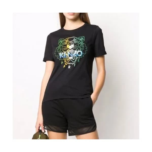 [겐조]Kenzo 2019 Mm/Wm Tiger Cotton Short Sleeved Ts… - 1