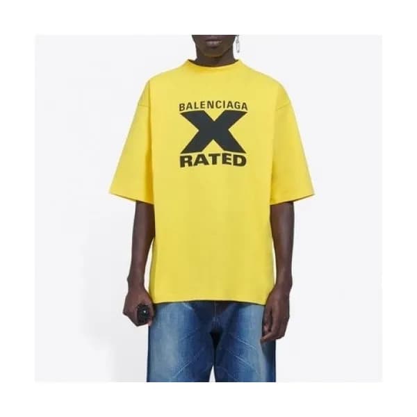 [발렌시아가]Balenciaga 2019 Mm/Wm Logo Cotton Short Sle… - 1