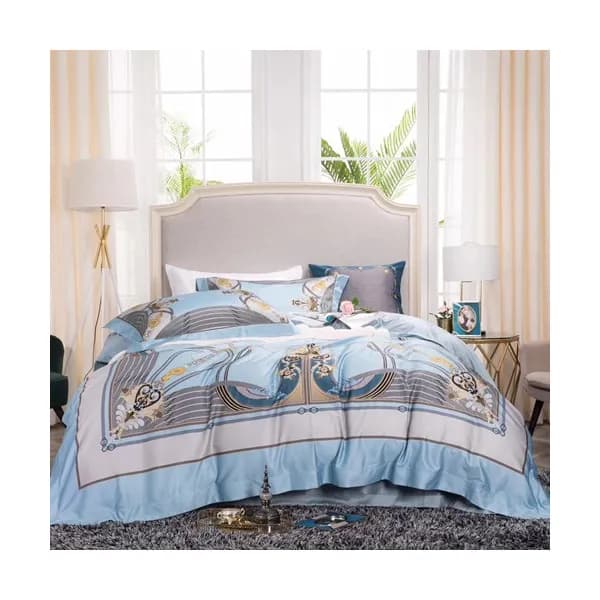 Hermes 2020 Supima Cotton Bedding 4 Set - 에르메스 202… - 1
