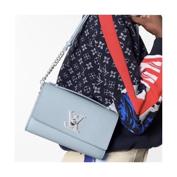 Louis Vuitton 2020 Lockme Clutch Tote Shoulder Bag… - 1