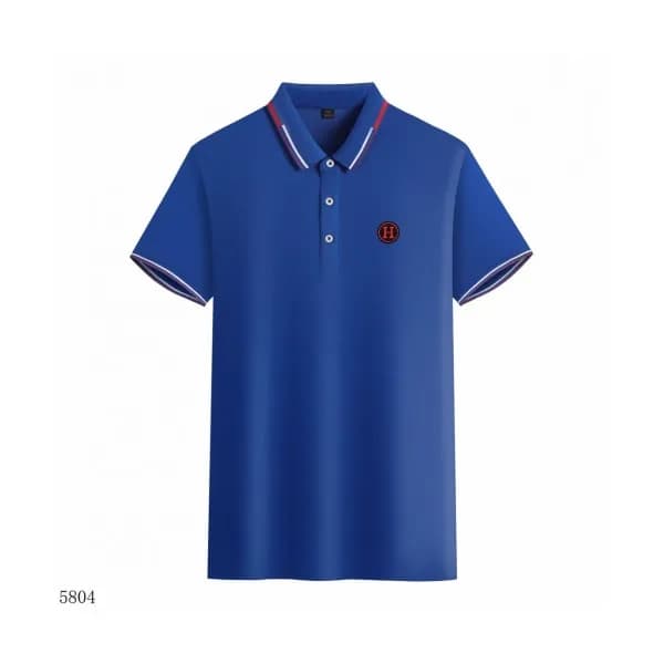 [에르메스]Hermes 2020 Mens Silket Short Sleeved Polo T… - 1