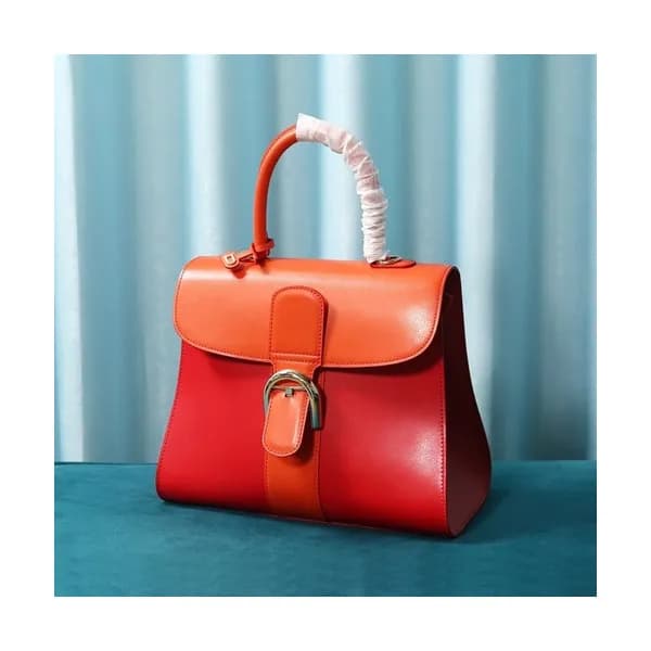 Delvaux 2020 Brillant Leather Tote Shoulder Bag,28… - 1