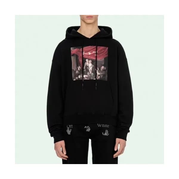 [오프화이트]Off-white 2020 Mens Logo Cotton Zip-up Hood… - 1