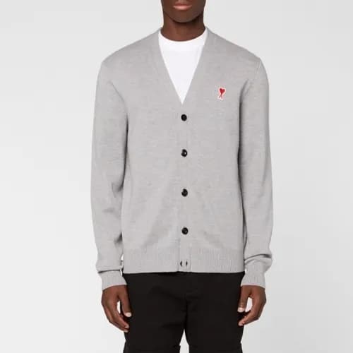 Ami 2020 Mens Logo Casual Cardigen - 아미 2020 남성 로고… - 1