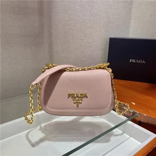Prada 2020 Women's Leather Shoulder Bag,22cm -… - 1