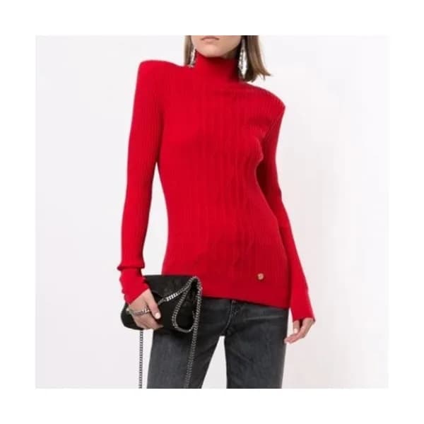 Balmain 2021 Womens Turtle-neck Tshirts - 발망 2021 … - 1