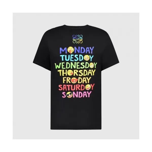 [로에베]Loewe 2021 Mm/Wm Smile Short Sleeved Tshirts … - 1