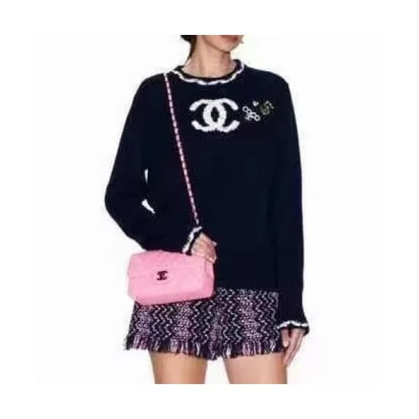 [샤넬]Chanel 2020 Womens 'cc' Logo Crew-neck… - 1