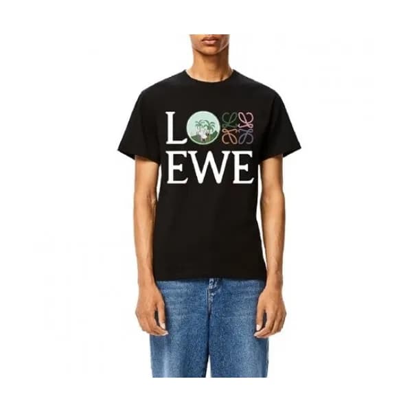 [로에베]Loewe 2021 Mm/Wm Smile Short Sleeved Tshirts … - 1