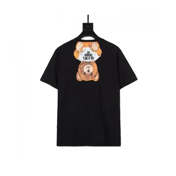 Moschino Mm/Wm Logo Cotton Short Sleeved Tshirts… - 1