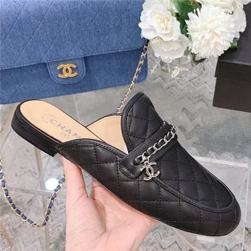 Chanel 2021 Women's Leather Mule,CHAS0609 - 샤넬… - 1