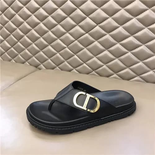 Dior 2021 Men's Leather Slipper,DIOS0417 - 디올 … - 1