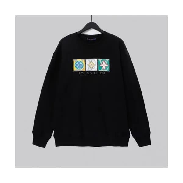 Louis vuitton Mm/Wm Casual Cotton Tshirts Black -… - 1