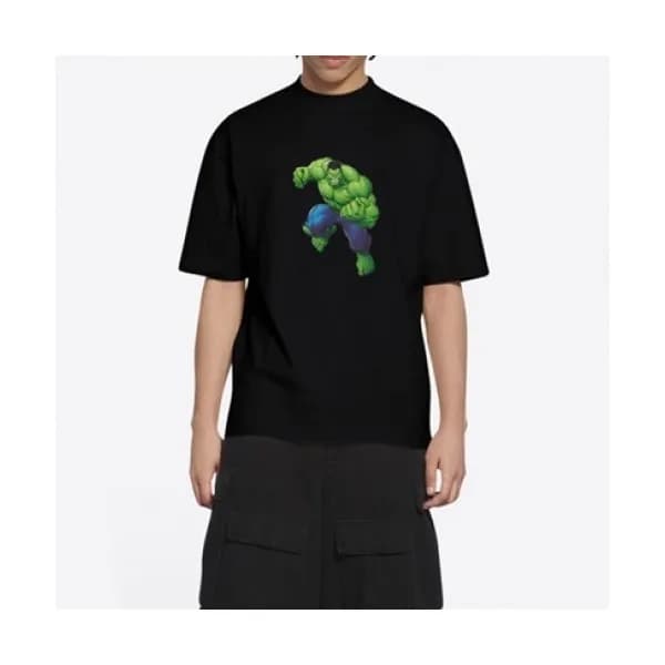 Balenciaga Mm/Wm Logo Cotton Short Sleeved Tshirt… - 1