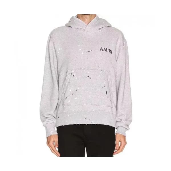 Amiri Mens Casual Cotton Hoodie Gray - 아미리 2021 남… - 1