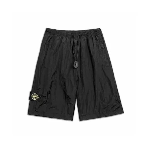 스톤아일랜드 남성 캐쥬얼 블랙 반바지 - Mens Black Half-pants - sto… - 1