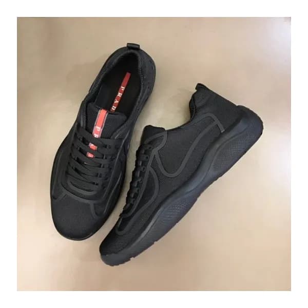 프라다 남성 클래식 블랙 스니커즈 - Mens Black Sneakers - pra0270… - 1