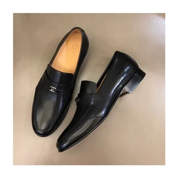 구찌 남성 모던 블랙 로퍼 - Mens Black Loafer - guc04924x - 1