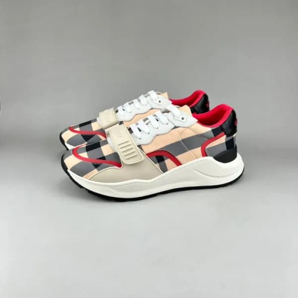 버버리 남성 트렌디 베이지 스니커즈 - Mens Beige Sneakers - bur044… - 1