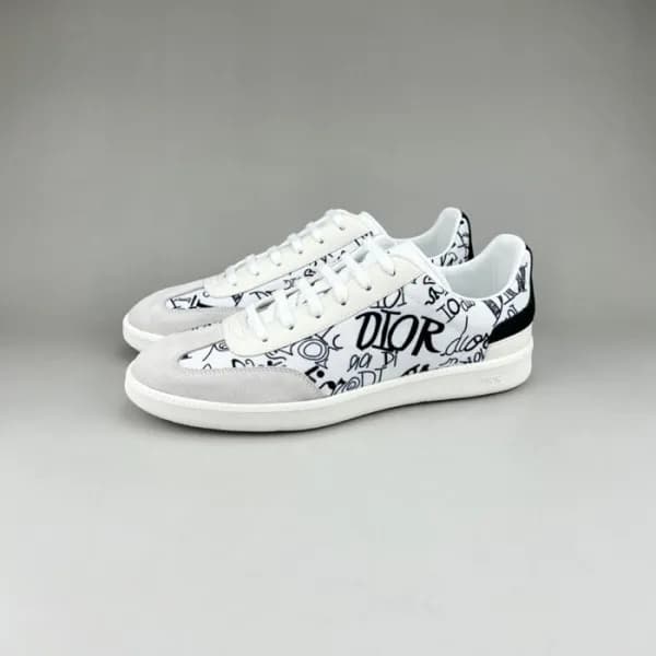 디올 남성 시그니처 화이트 스니커즈 - Mens White Sneakers - dio019… - 1