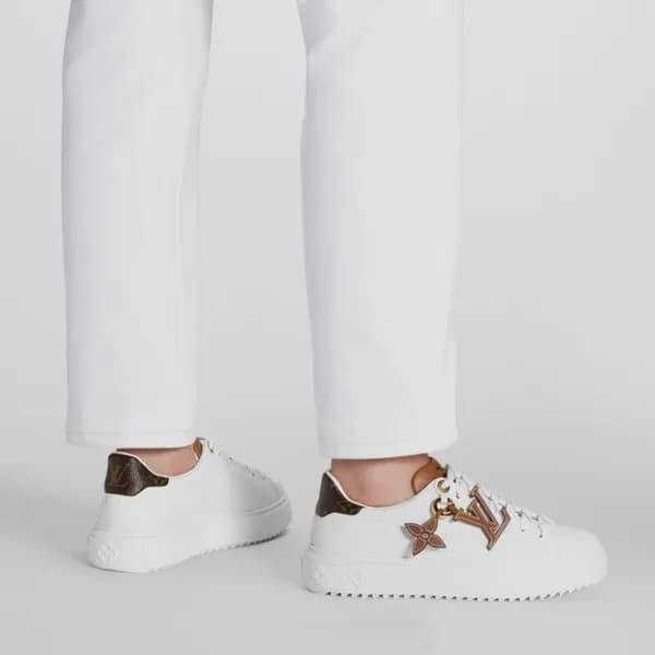 루이비통 남/녀 트렌디 화이트 스니커즈 - Unisex White Sneakers - lo… - 1