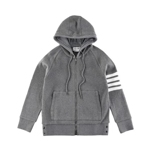 톰브라운 남성 캐쥬얼 그레이 후드티 - Thom Browne Mens Gray Hoodie… - 1