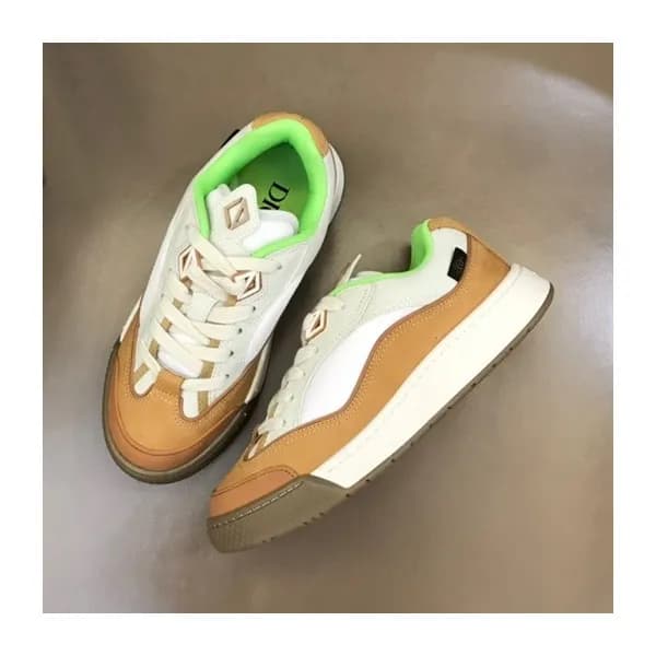 디올 남/녀 카멜 스니커즈 - Dior Unisex Camel Sneakers - dio0… - 1