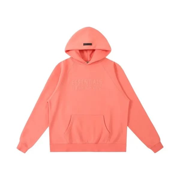 피어오브갓 남성 캐쥬얼 핑크 후드티 - Fear of god Mens Pink Hoodie… - 1