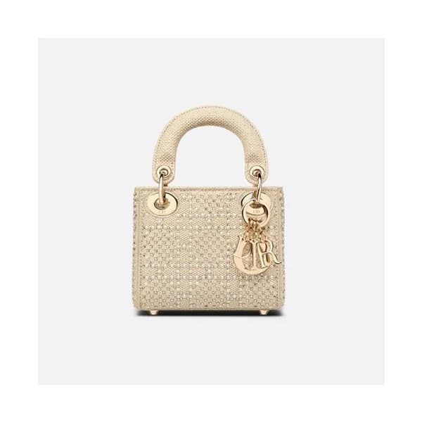 디올 여성 미니 크림 레이디백 - Dior Womens Cream Lady Bag - di… - 1