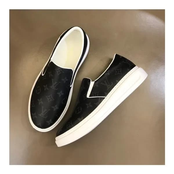 루이비통 남성 모던 블랙 로퍼 - Louis vuitton Mens Black Loafer… - 1