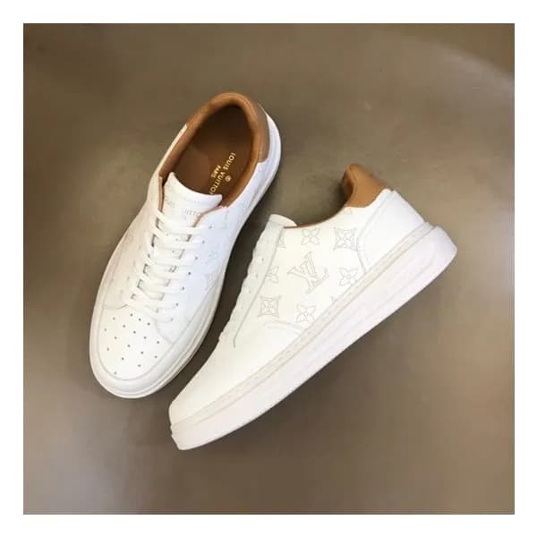루이비통 남성 카멜탭 스니커즈 - Louis vuitton Mens Camel Sneake… - 1