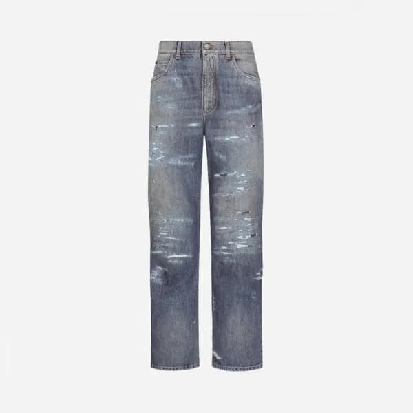 돌체앤가바나 남성 블루 청바지 - Dolce&Gabbana Mens Blue Jeans -… - 1