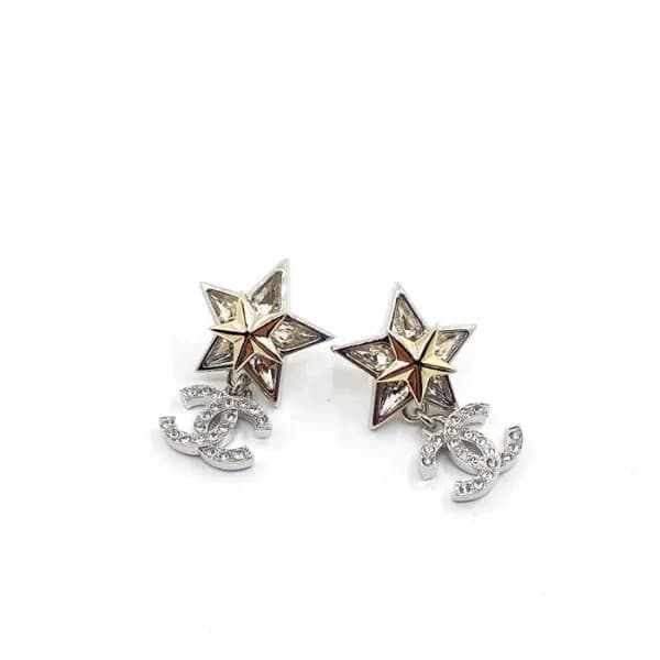 샤넬 여성 화이트 골드 이어링 - Chanel Womens White Gold Earri… - 1