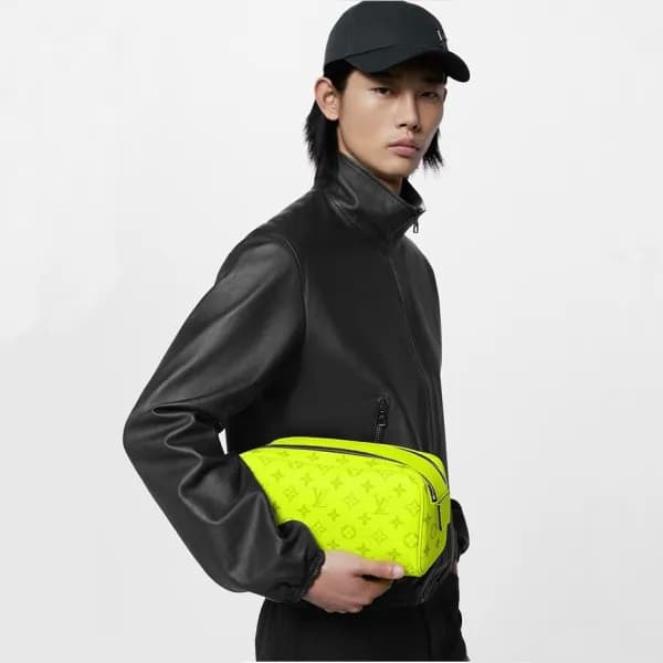 루이비통 남성 그린 파우치 - Louis vuitton Mens Green Pouch - … - 1