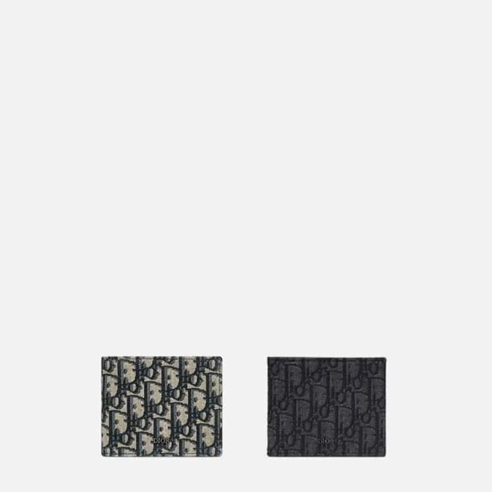 디올 남성 오블리크 컴팩트 반지갑 【매장-80만원대】 - Dior Mens Oblique… - 1