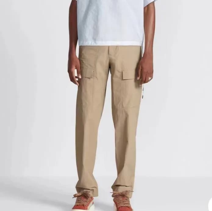 디올 남성 베이지 팬츠 - Dior Mens Beige Pants - dic14x - 1