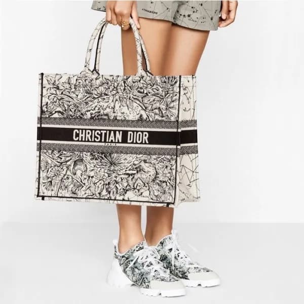 디올 여성 블랙 북토트 - Dior Womens Black Book Tote - dib65… - 1