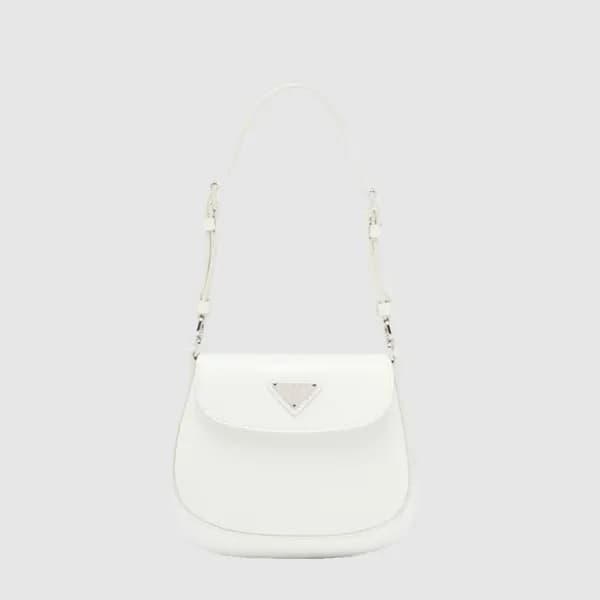 프라다 여성 미니 클레오 백 1BH188 - Prada Womens White Cloe B… - 1