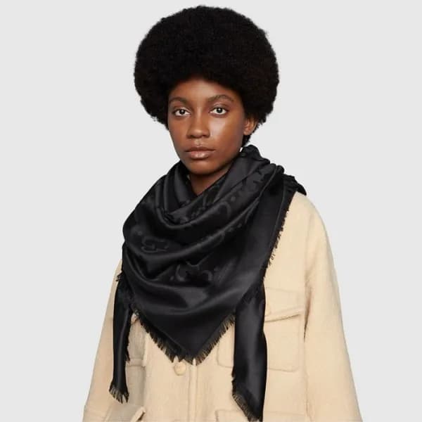 구찌 여성 블랙 스카프 - Gucci Womens Black Scarf - acc1716x - 1