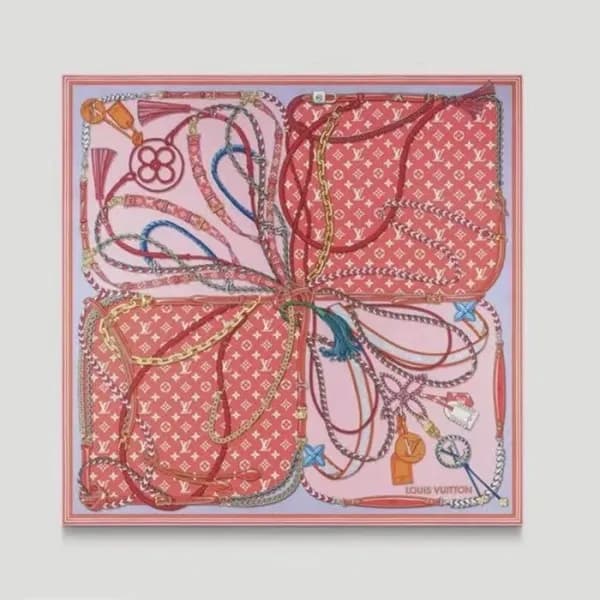루이비통 여성 레드 스카프 - Louis vuitton Womens Scarf - acc1… - 1
