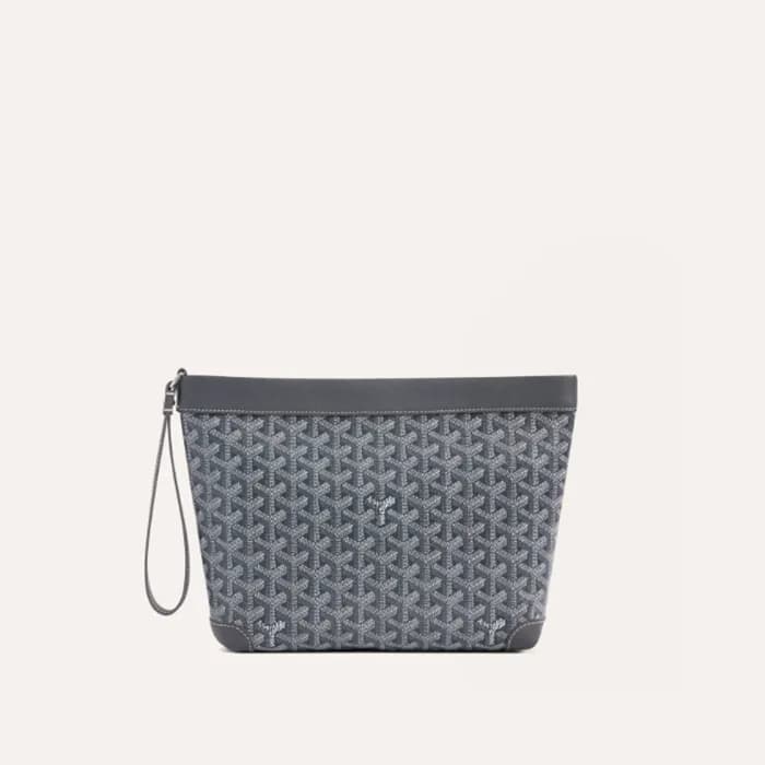 고야드 남/녀 그레이 콘티 파우치 - Goyard Unisex Conti Pouch - g… - 1