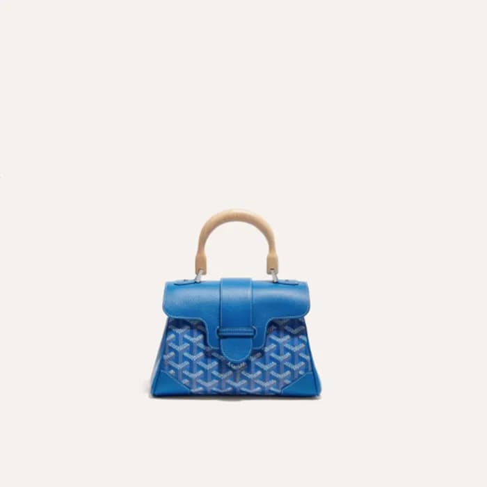 고야드 여성 블루 소프트 사이공 백 미니 - Goyard Womens Mini Saigon… - 1