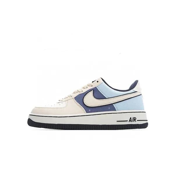 나이키 남/녀 블루 스니커즈 - Nike Air Force 1 Unisex Sneakers… - 1
