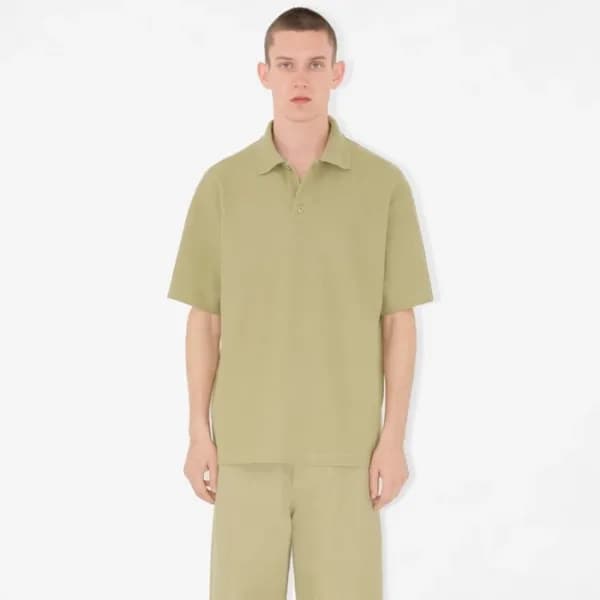 버버리 남성 민트 반팔 폴로 티셔츠 - Burberry Mens Mint Tshirts -… - 1